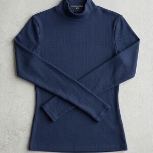 Rebel Sugar Navy Turtleneck Sweater